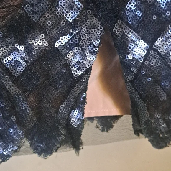 BCBGMAXAZRIA 'Samara' Sequin Lace Sheath Dress 12 - Picture 11 of 13